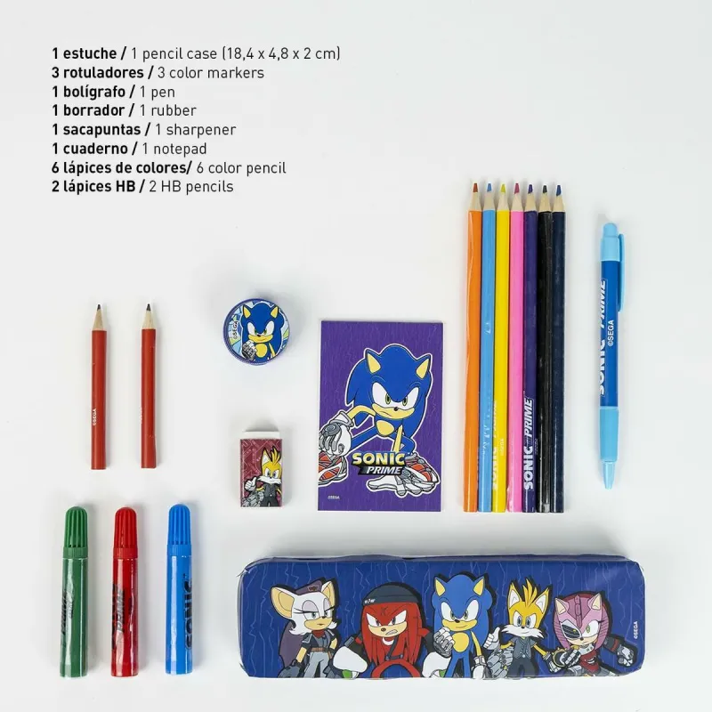 Toimistotarvikesetti Sonic 24 Kappaletta