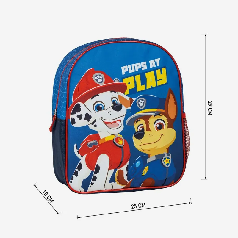 School Bag The Paw Patrol Blue 8,0 x 30,0 x 25,0 cm