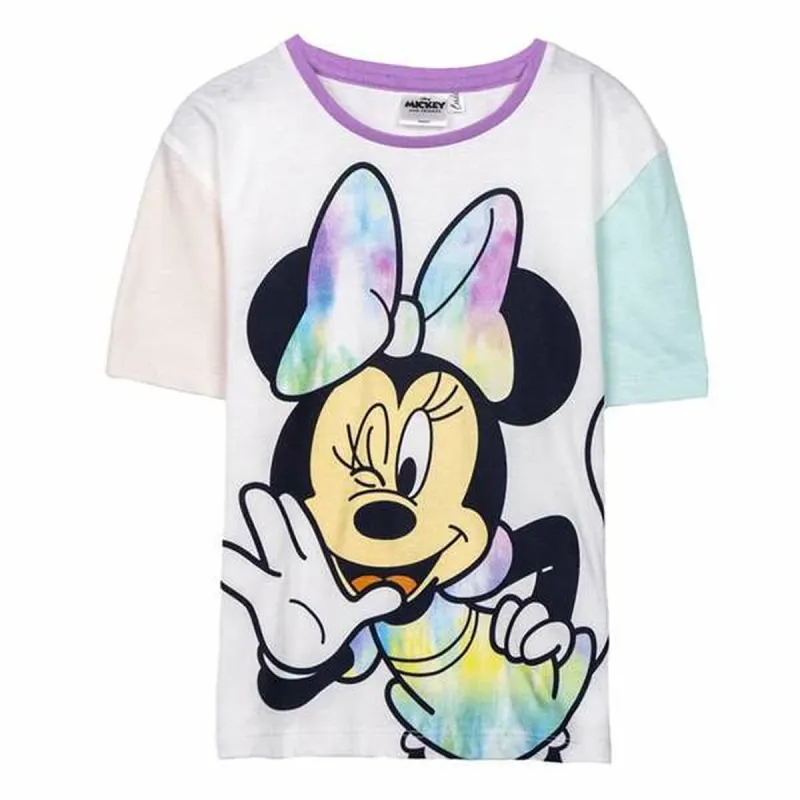 Child's Short Sleeve T-Shirt Minnie Mouse Dark green 5 Years