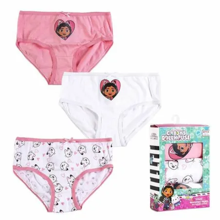Meiteņu biksīšu iepakojums Gabby's Dollhouse Daudzkrāsains