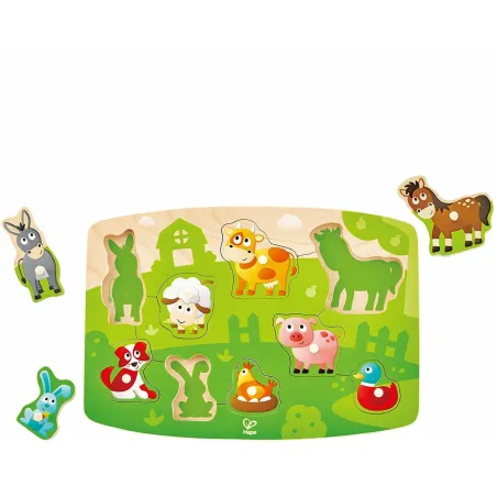 Puzle un domino komplekts Toybags Ferma