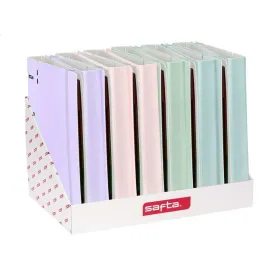 Flat plate Quid Vita Ceramic Red (Ø 27 cm) (12 Units)