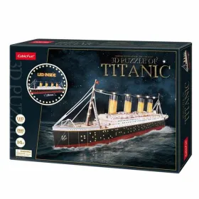 Vaikiška medinė puzlė CubicFun Titanic 3D 266 Dalys