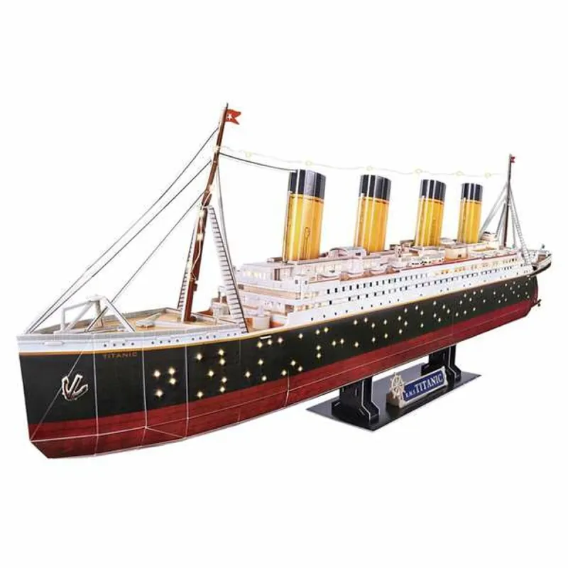 Koka Puzle Bērniem CubicFun Titanic 3D 266 Daudzums