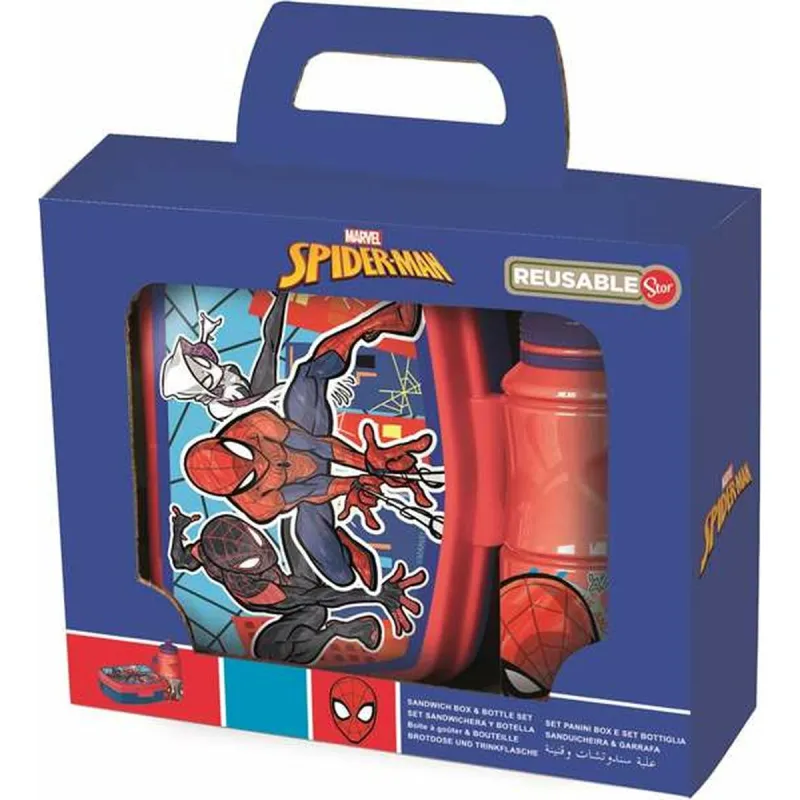 Piknika Statīva un Pudeles Komplekts Spider-Man Mob Rules