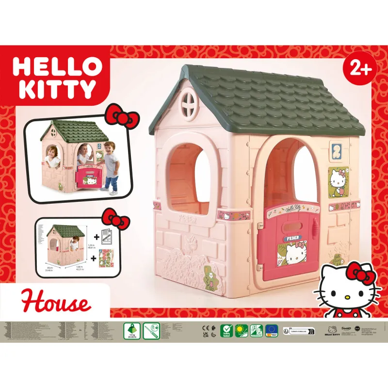 Leikkimökki Hello Kitty 34 x 18 x 1,40 cm