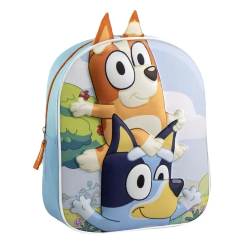 3D mokyklinis krepšys Bluey Mėlyna