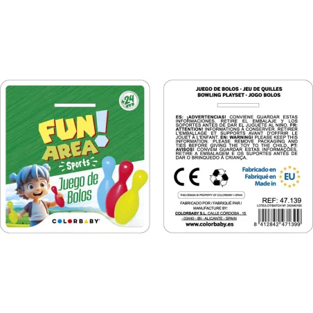 Bouling Spēle Colorbaby 8 Daudzums