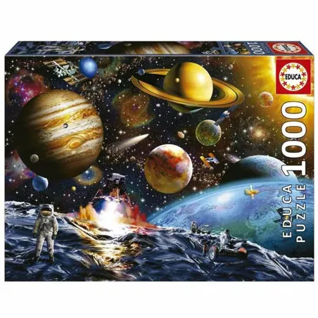 Puzle un domino komplekts Educa Planets 1000 Daudzums