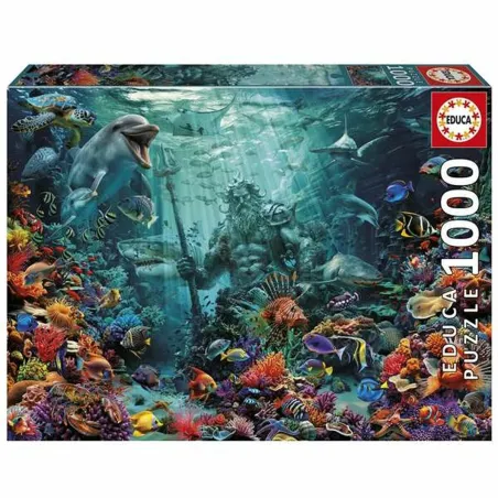 Головоломка Educa Poseidon in a Coral Reef 1000 Предметы