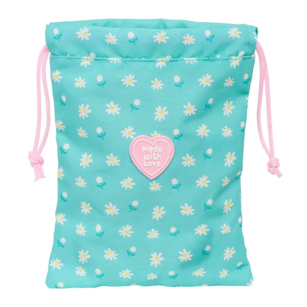 Lunchbox Peppa Pig Pretty flowers Yellow Mint