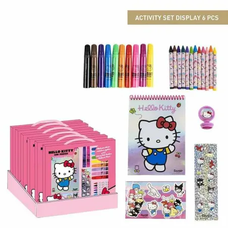 Toimistotarvikesetti Hello Kitty Pinkki