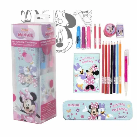 Kontoritarvete Komplekt Minnie Mouse Roosa
