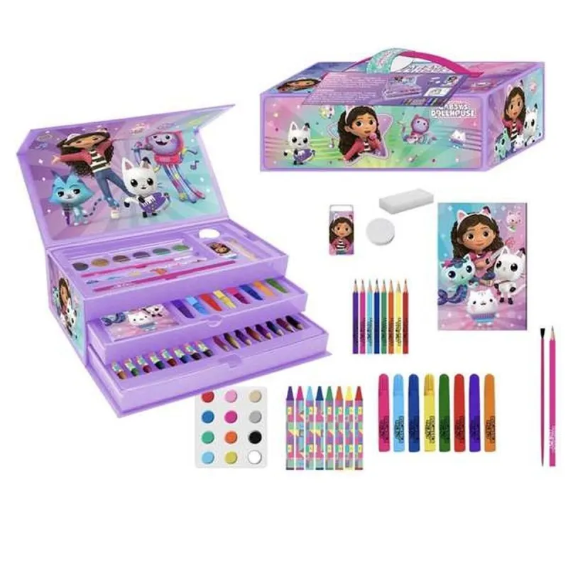 Поле действия для раскраски страниц Gabby's Dollhouse Лиловый