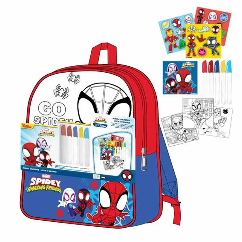 Koululaukku Spidey Punainen