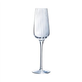 Champagne glass Chef & Sommelier Symetrie Transparent Glass 210 ml Champagne 6 Units
