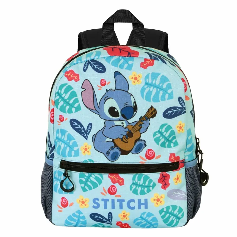 Koululaukku Lilo & Stitch Guitar 26 x 12 x 33 cm Monivärinen