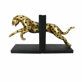 Knygų atrama DKD Home Decor Leopardi Hartsi (34.3 x 9.9 x 18.5 cm) (2 pcs)