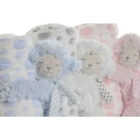 Kinkekomplekt Beebidele Home ESPRIT Sinine Beež Roosa Polüester (3 Ühikut)