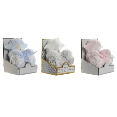 Dāvanu Komplekts Bārbijām Home ESPRIT Zils Bēšs Rozā Poliesters (3 gb.)