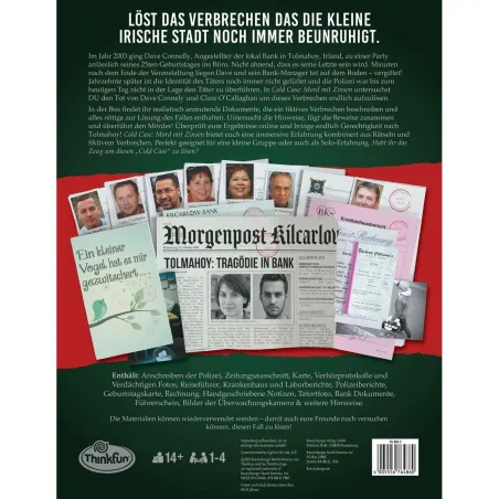 Lauamäng Ravensburger Cold Case: Mord mit zinsen (Renoveeritud B)