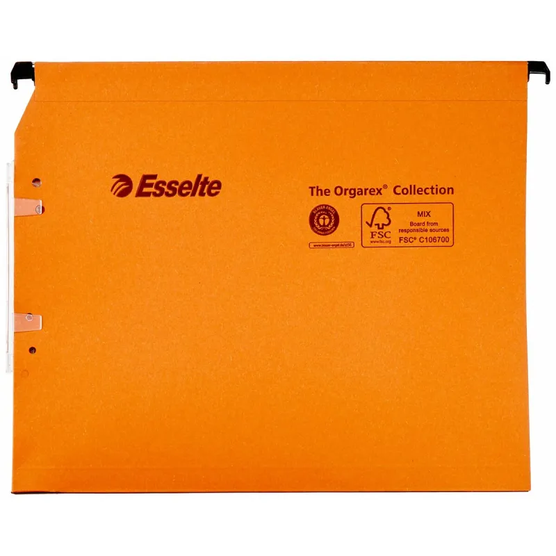 Organizatora Mape Esselte Dual Lateral Oranžs A4 (25 gb.) (Atjaunots D)