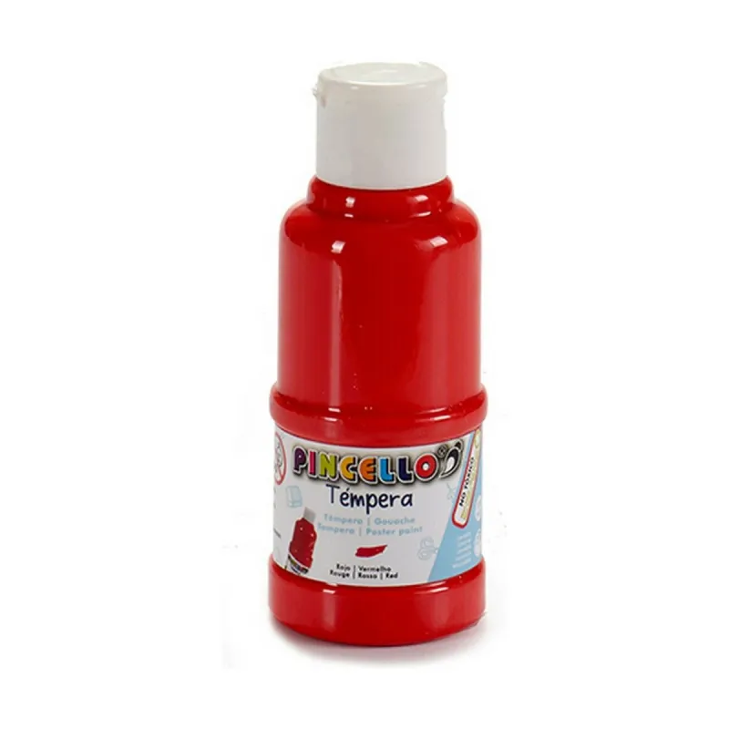 Tempera Pincello Punainen 120 ml (12 osaa)