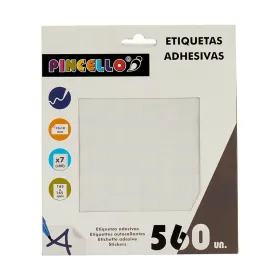 Lipnios etiketės Pincello Balta 17 x 4 x 19 cm 12 x 18 mm Stačiakampis (12 vnt.)