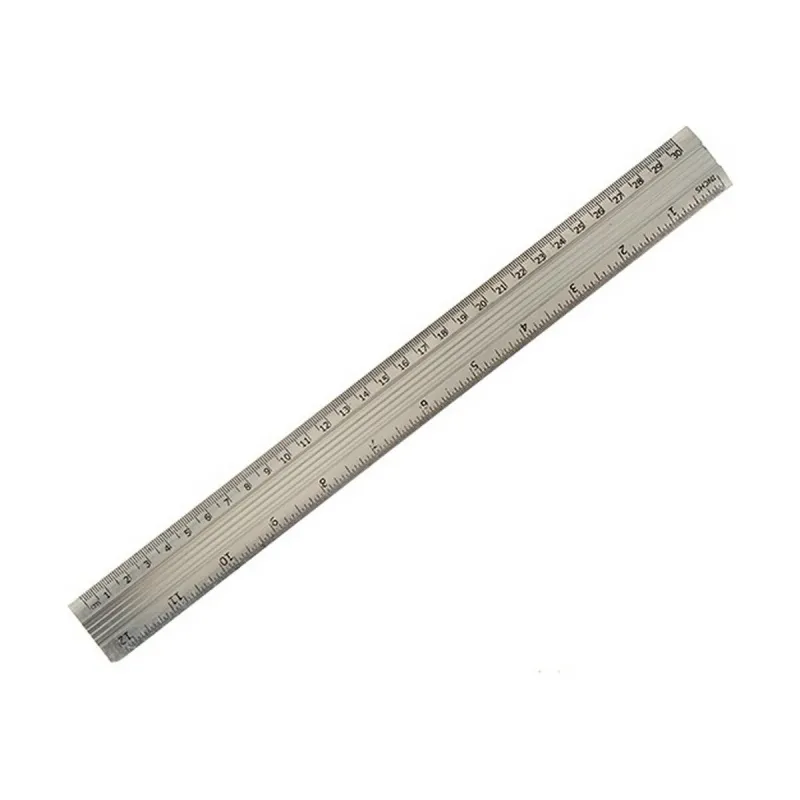 Правило Pincello Серебристый Алюминий 0,5 x 35,5 x 4 cm (12 штук)