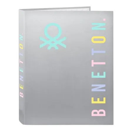 Žiedinis segtuvas Benetton Silver Sidabras A4 26.5 x 33 x 4 cm