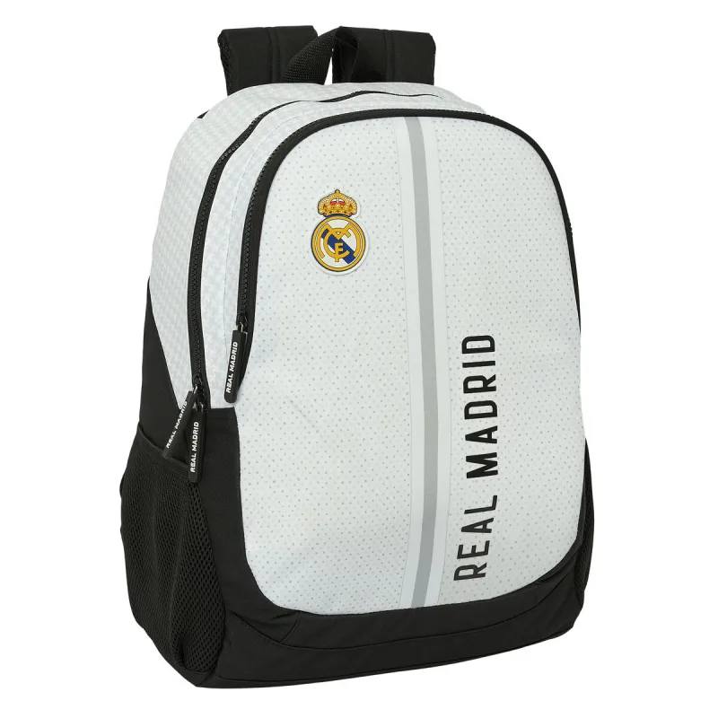 Kooliseljakott Real Madrid C.F. 24/25 Valge Hall 32 x 44 x 16 cm