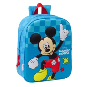 Bērnu soma Mickey Mouse Clubhouse Zils 22 x 27 x 10 cm 3D