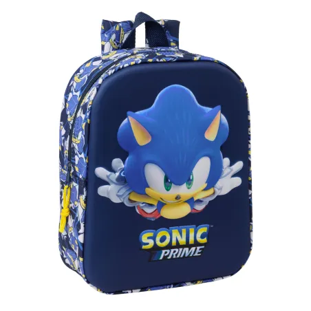 Школьный рюкзак Sonic City Синий 22 x 27 x 10 cm