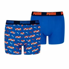 Pakk aluspükse Puma Printed 2P Sinine 2 Ühikut