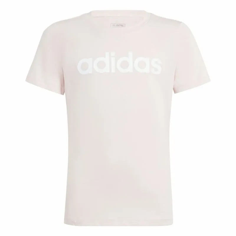 Vaikiška Marškinėliai su trumpomis rankovėmis Adidas Essentials Linear Logo Cotton Slim Fit