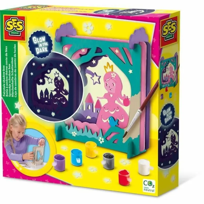 Набор для рисования SES Creative glows in the dark
