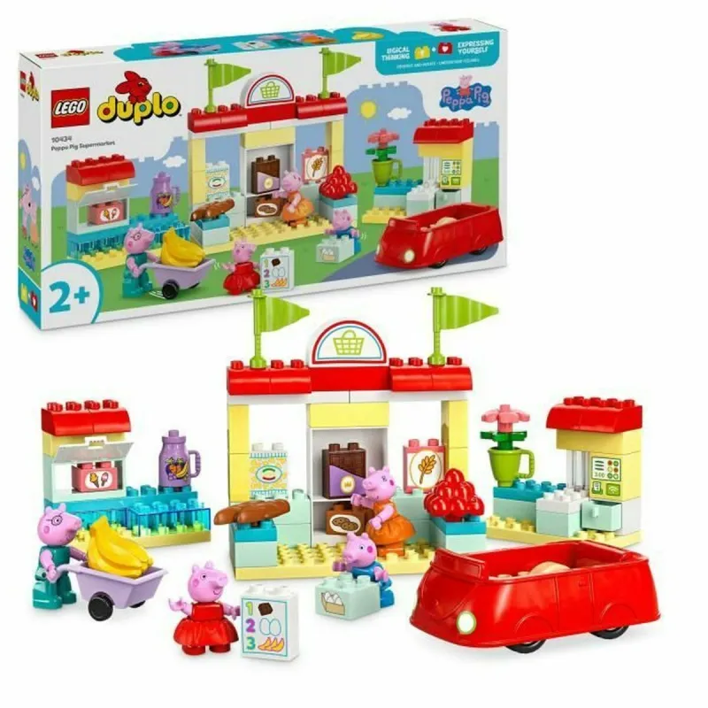 Celtniecības Komplekts Lego Peppa Pig's Supermarket Daudzkrāsains