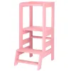 Virtuves palīgs , Platforma bērniem Springos KCH01 90cm rozā