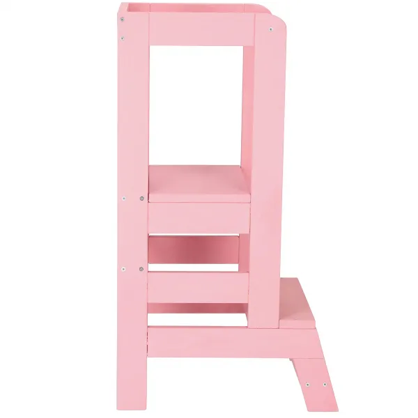 Virtuves palīgs , Platforma bērniem Springos KCH01 90cm rozā