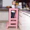 Virtuves palīgs , Platforma bērniem Springos KCH01 90cm rozā