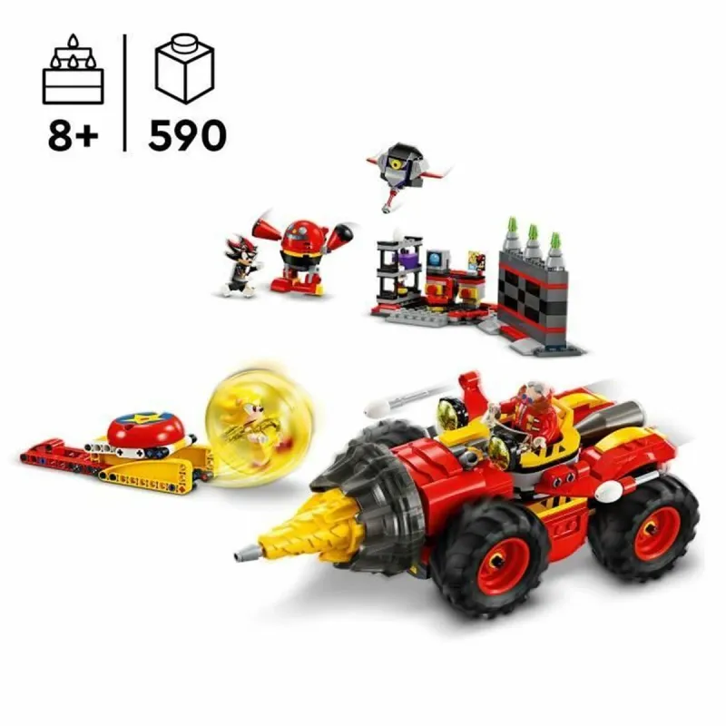 Строительный набор Lego Sonic the Hedgehog 76999 Super Sonic vs. Egg Drillster 590 Предметы