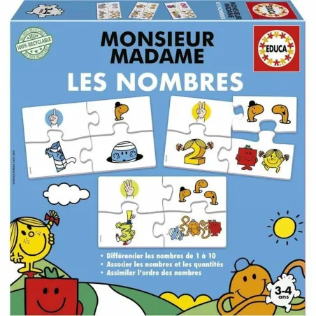 Opettavainen peli Educa Mr. Men and Women