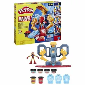 Žaidimas iš plastilino Play-Doh Iron Man Armor Factory Geltona