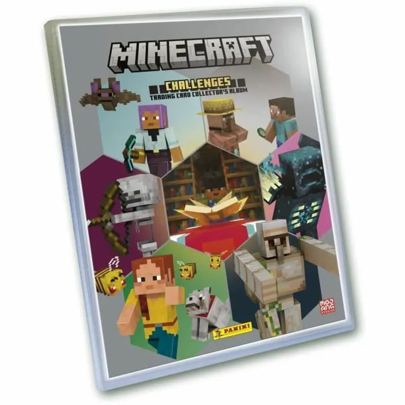 Lipdukų pakuotė Panini Minecraft TC 4