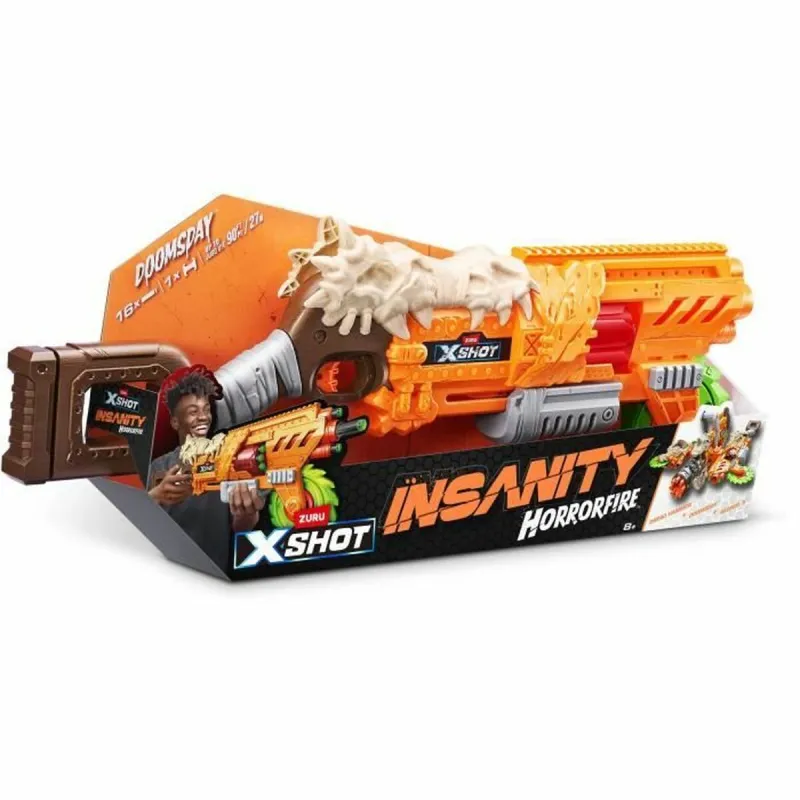 Dart Gun Zuru X-SHOT Horrorfire Doomsday