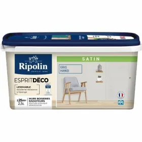 Akryylimaali Ripolin Tummanharmaa 250 ml