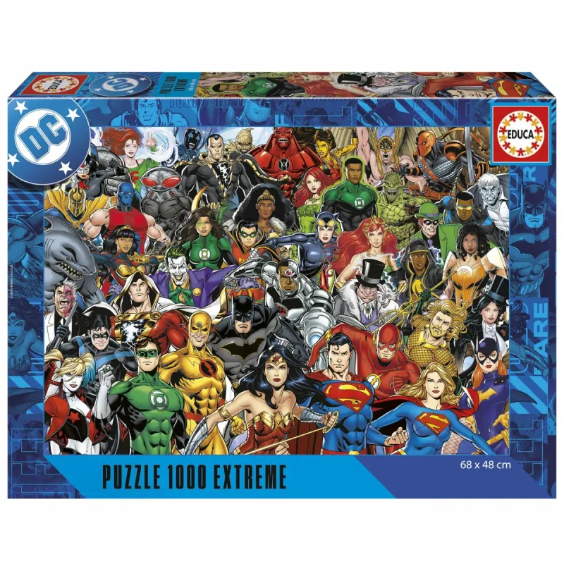 Pusle Educa Liga de la Justicia DC Comics 1000 Tükid, osad