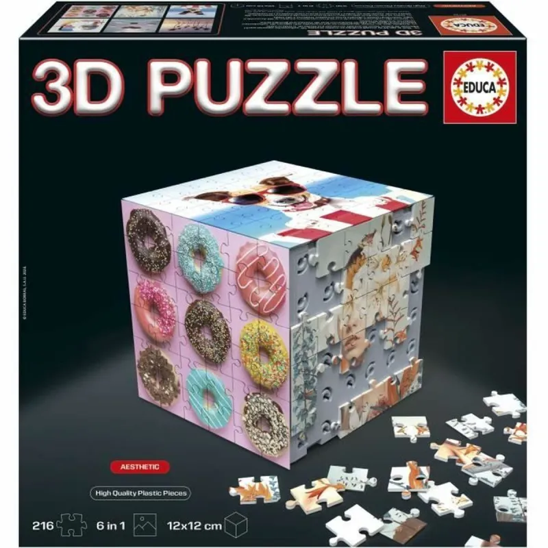 Puzle un domino komplekts Educa 20125 6 Daudzums 36 Daudzums 216 Daudzums (6 gb.)