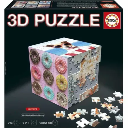 Puzle un domino komplekts Educa 20125 6 Daudzums 36 Daudzums 216 Daudzums (6 gb.)