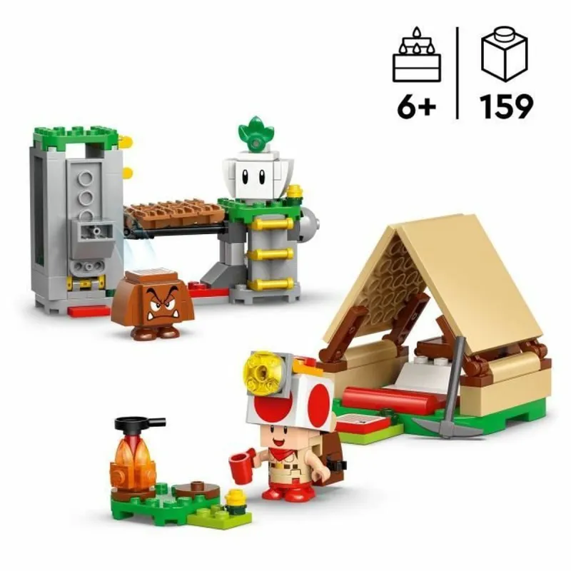 Rakennussetti Lego 72040 Super Mario Captain Toad's Camp 159 Kappaletta